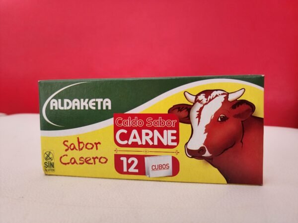 Caja de 12 calditos concentrados de Res *Aldaketa- Producto Importado