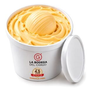Helado Crema Naranja Piña - Tina de 4.5 litros