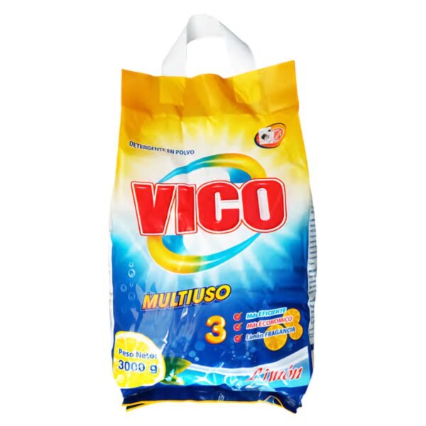 Detergente En Polvo Multiusos- 3 kilogramos *Vico* Nuevo Producto Importado