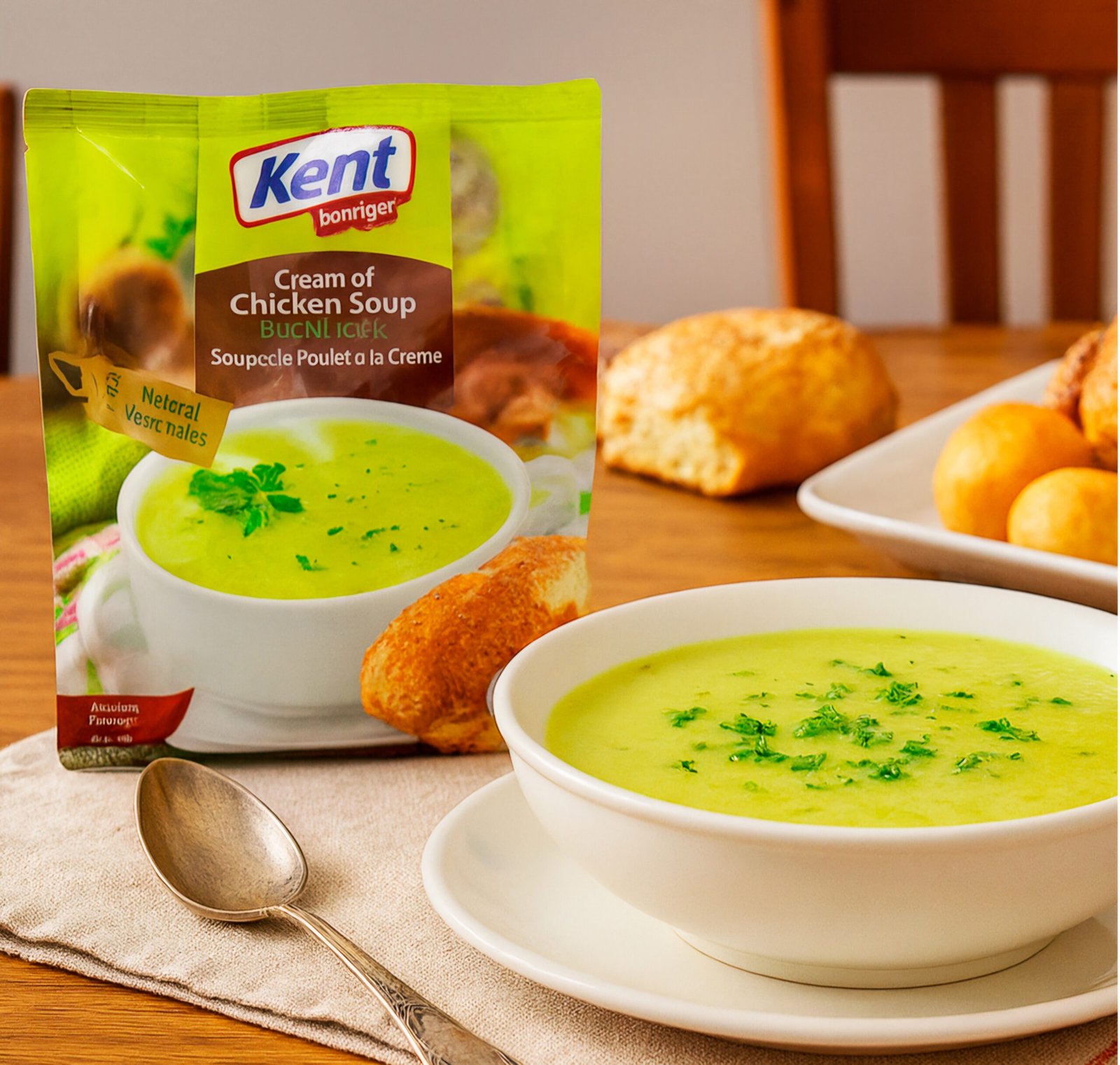 Sopa cremosa de pollo Kent Boringer (71 g / 2.5 oz) - Imagen 2
