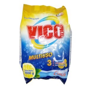 Detergente Multiusos Súper Eficiente Vico - 5 kg (5000 gramos) *Paquete Grande