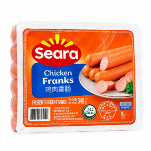 Salchichas de Pollo Calidad Premium Seara- 340 g *10 unidades