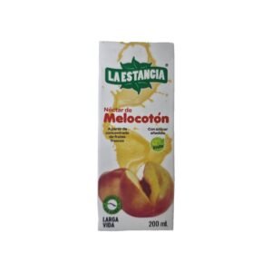 Jugo de Melocotón La Estancia - Caja de 27 unidades (200 ml c/u)